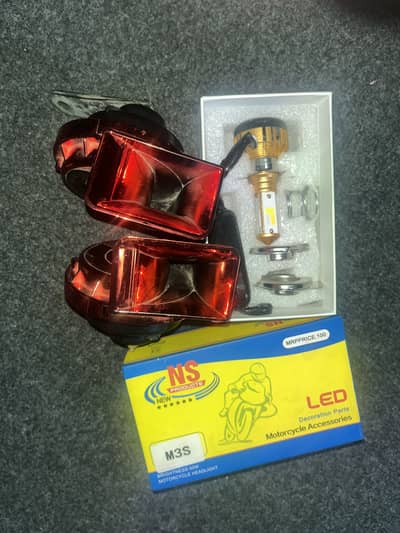 LED Headlight and Horns Hi-king