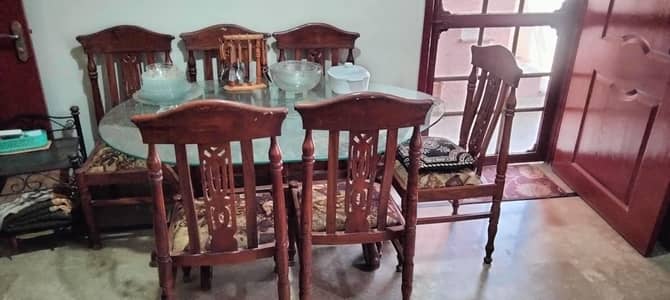 Dining Table with six seater