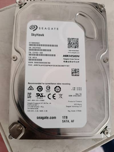 Sata Hard Disk 1TB