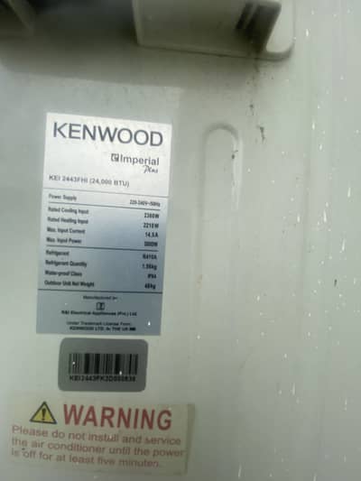Kenwood ac/chiller and inverter