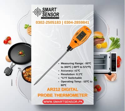 AR212 Smart Sensor Digital Probe Thermometer Price in Pakistan