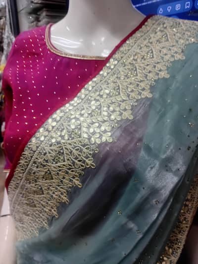 silk sarree embriodered
