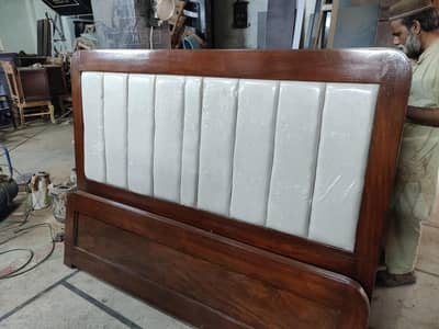 New pure woden double bed