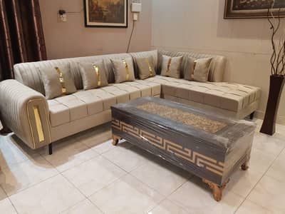 Brand New L Shape 6 Seater Sofa Set