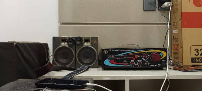kenwood 3010 woofer lg subwoofer 2 speakers Amplifier