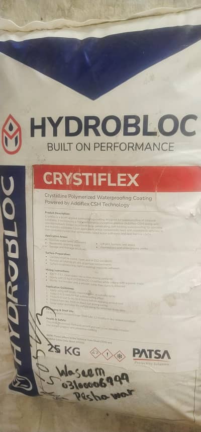 Waterproofing chemical -HYDROBLOC CRYSTIFLEX