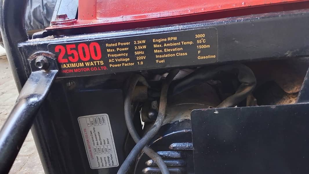 Generator  2.5 kva 0