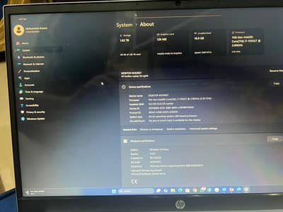 HP laptop core i7 11 generation 16 gb ram 1 tb SSD hard drive