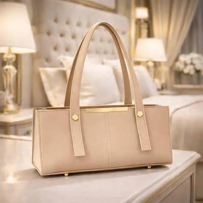 Womens Leather Plain Shoulder Bag