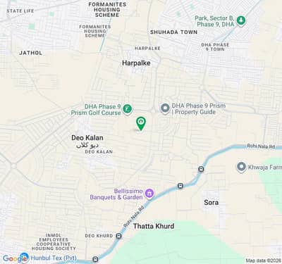 PLOT # D-98/4 FACING GOLF RESIDENTIAL PLOT LOCATED IN THE BEST BLOCK OF DHA LAHORE.