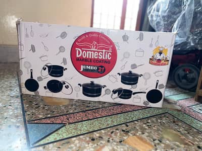Pots/ Cookware Sets/ Non Stick Set/ Crockery/21 Piece's