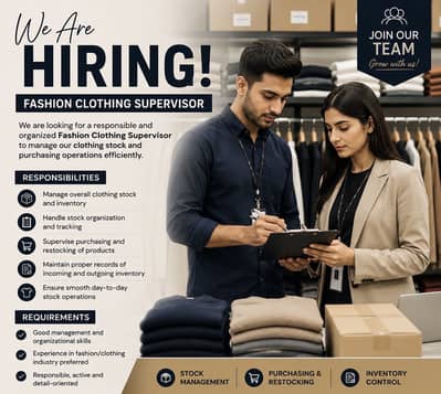 Fashion clothing supervisor