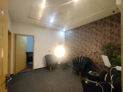 5 Marla Facing Park Upper Portion For Silent office For Rent Tile floor 2nd Entry Punjab society phase 2 Near Wapda Town College Road