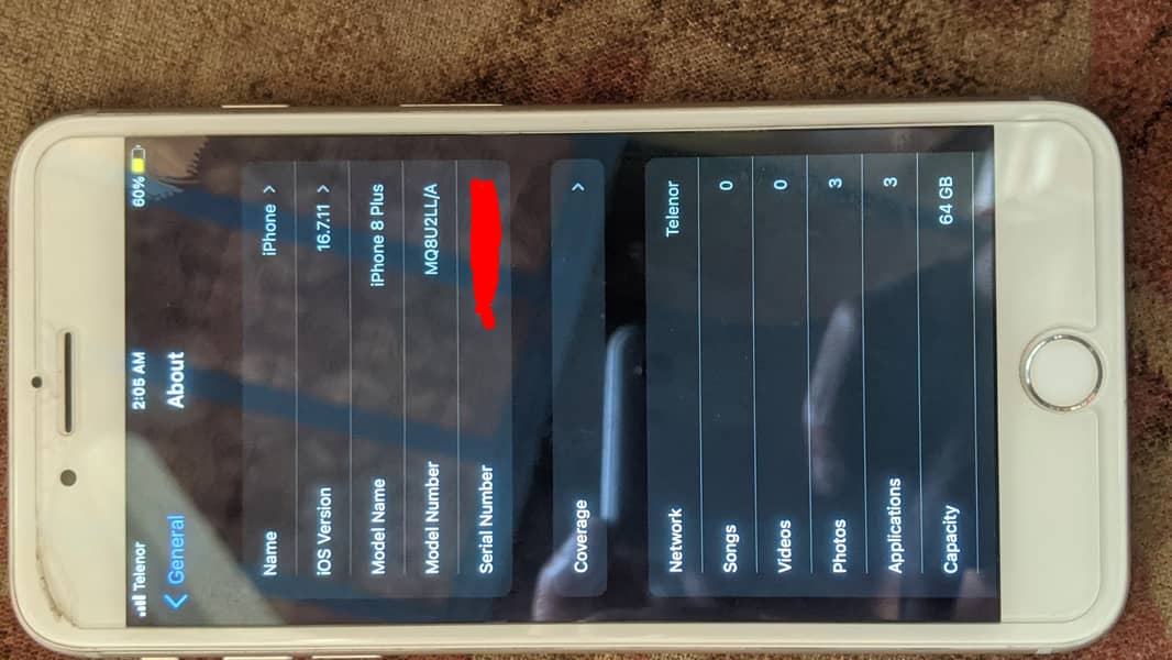 Iphone 8plus PTA Approved 3