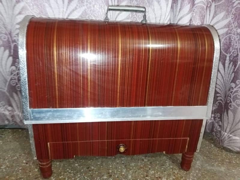Sewing machine with table stand & machine box 7