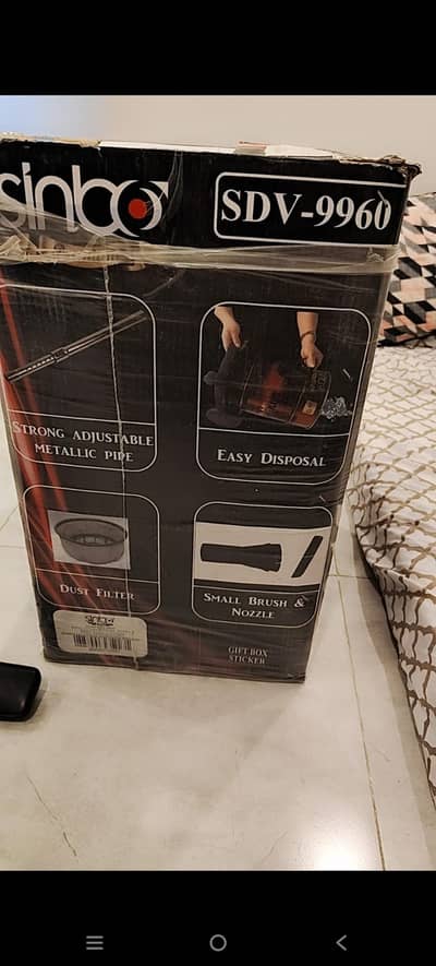 stove and vacuum cleaner