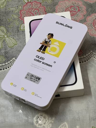 iPhone 14 Pro Max Original OLED Panel – Glass Removed – Side Line
