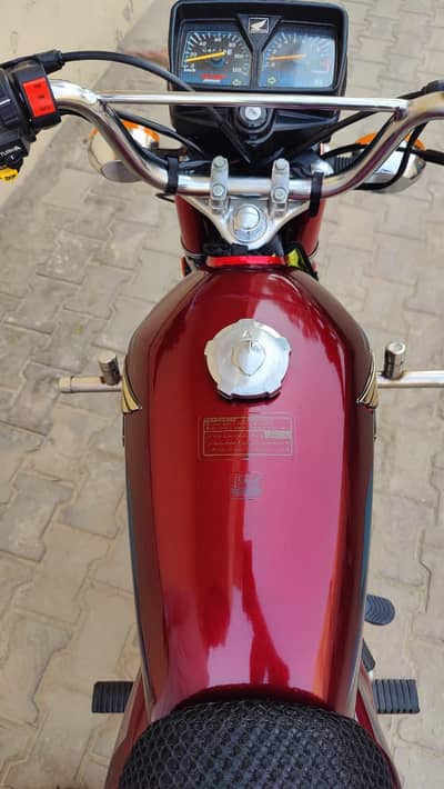 Honda CG 125 (Red Color) - Mint Condition - Home Used Bike for Sale