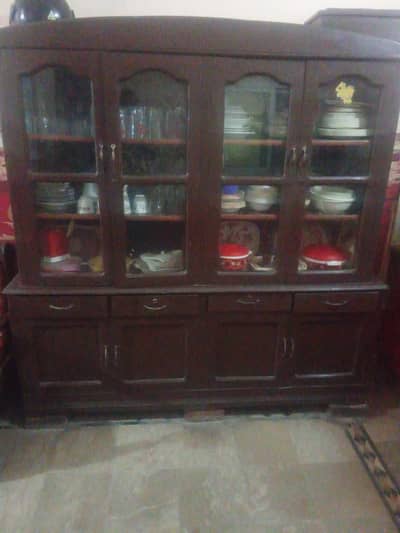 Wood Showcase Almari Big Size