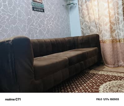 Sofa set brand new for sale  velvet  brown colour for sale
