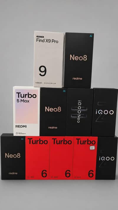 Realme Neo 8 , Xiaomi Turbo 5 Max,z Xiaomi K90 Max