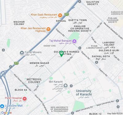 Silent Commercial & Software House Office 400 Sq. Yd. Ground Floor House For Rent At Kaneez Fatima Society Sector 16A Near By Karachi University Society Scheme 33 Karachi.