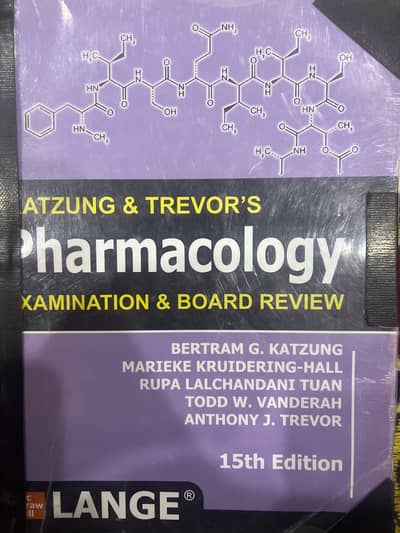 Pharmacology katzung book for sale