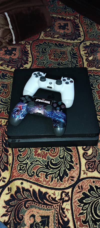 playstation 4 slim non jailbreak with 4 games installed sealed console