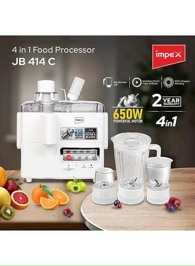 IMPEX 4 IN 1 FOOD PROCESSOR