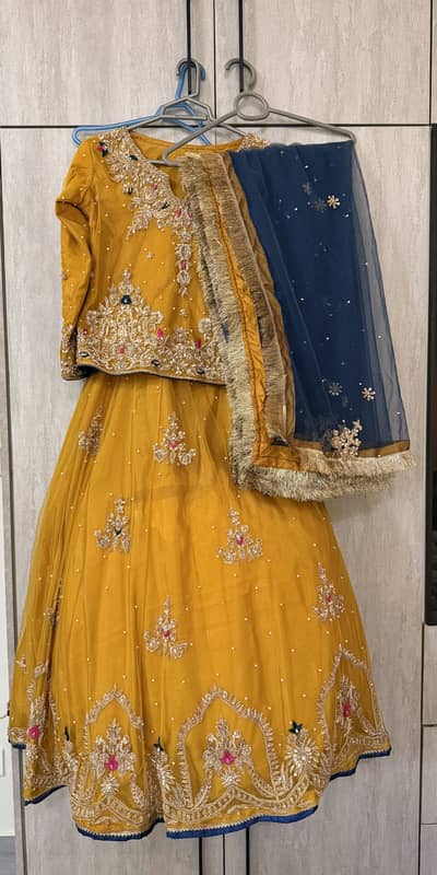 Beautiful Bridal Lehnga Choli for Mehndi Event