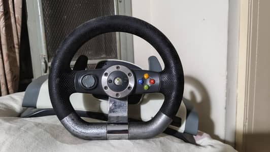 Xbox 360 Steering wheel and pedals