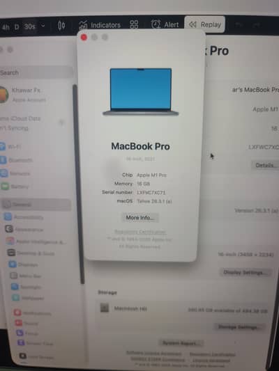 Macbook M1 Pro for sale