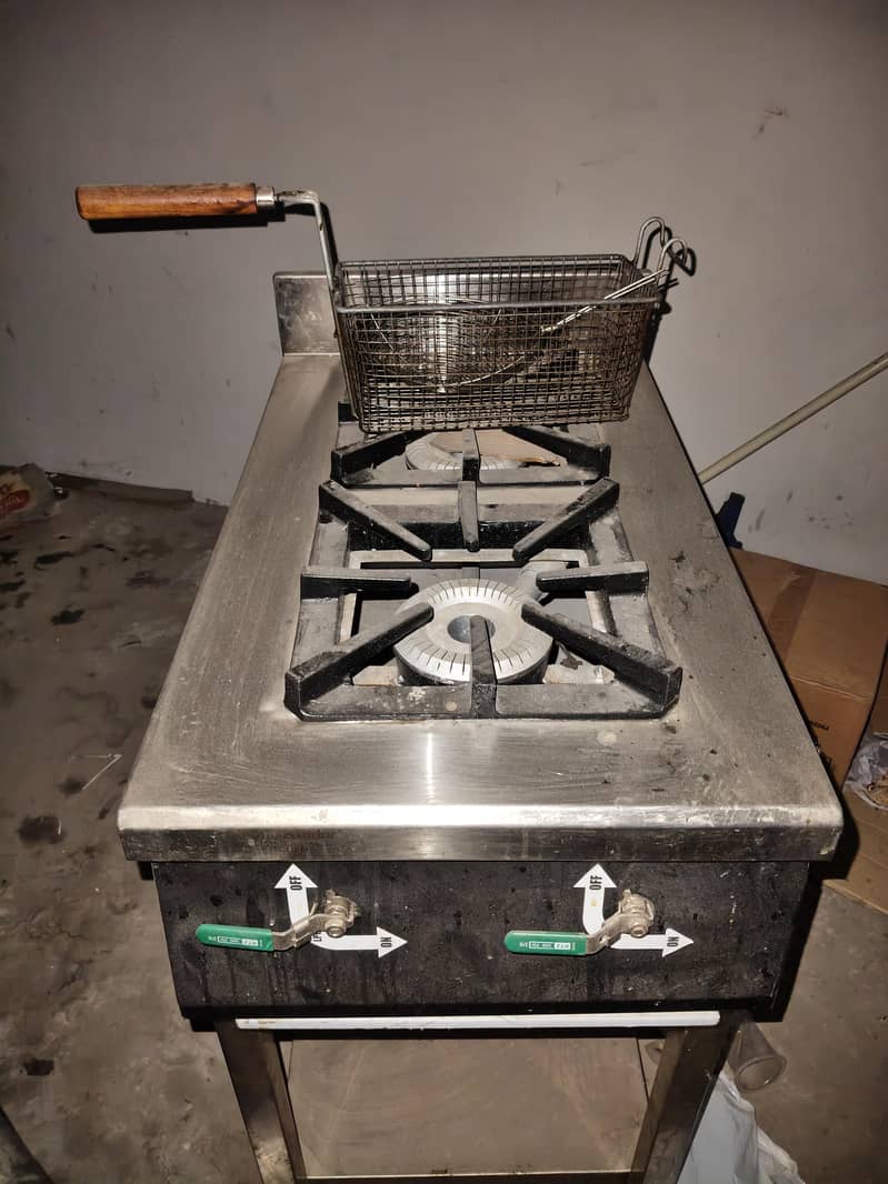 fryer ,double burner 2