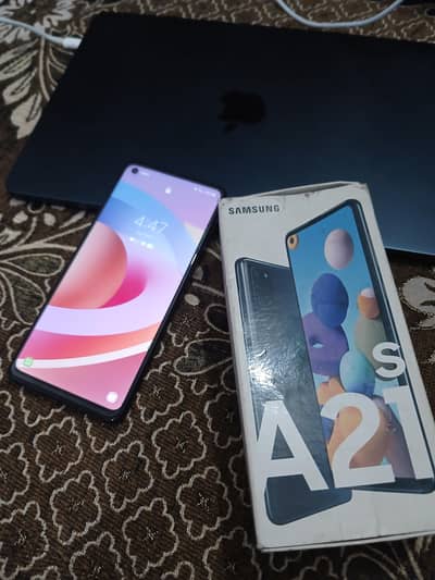 Samsung Galaxy A21s with Box