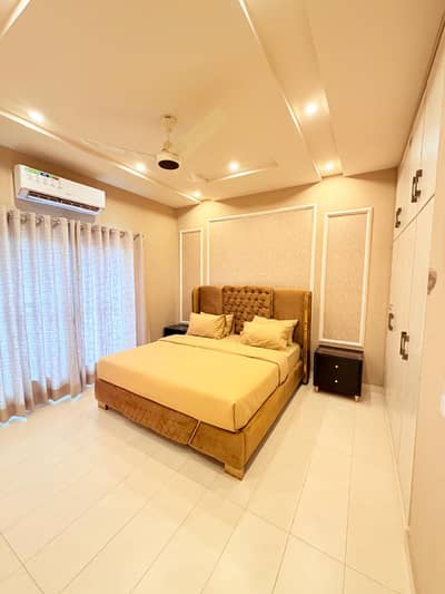 1450 Sq. Ft Brand New Luxury Fully Furnished Family Apartment available For Rent In Ex Air Avenue Luxury apartment DHA Phase 8 Lahore. [Only Rent 150,000] with maintenance charger.
