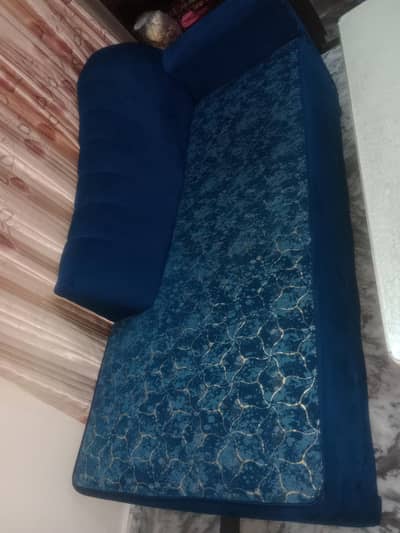 modern royal blue deewan couch