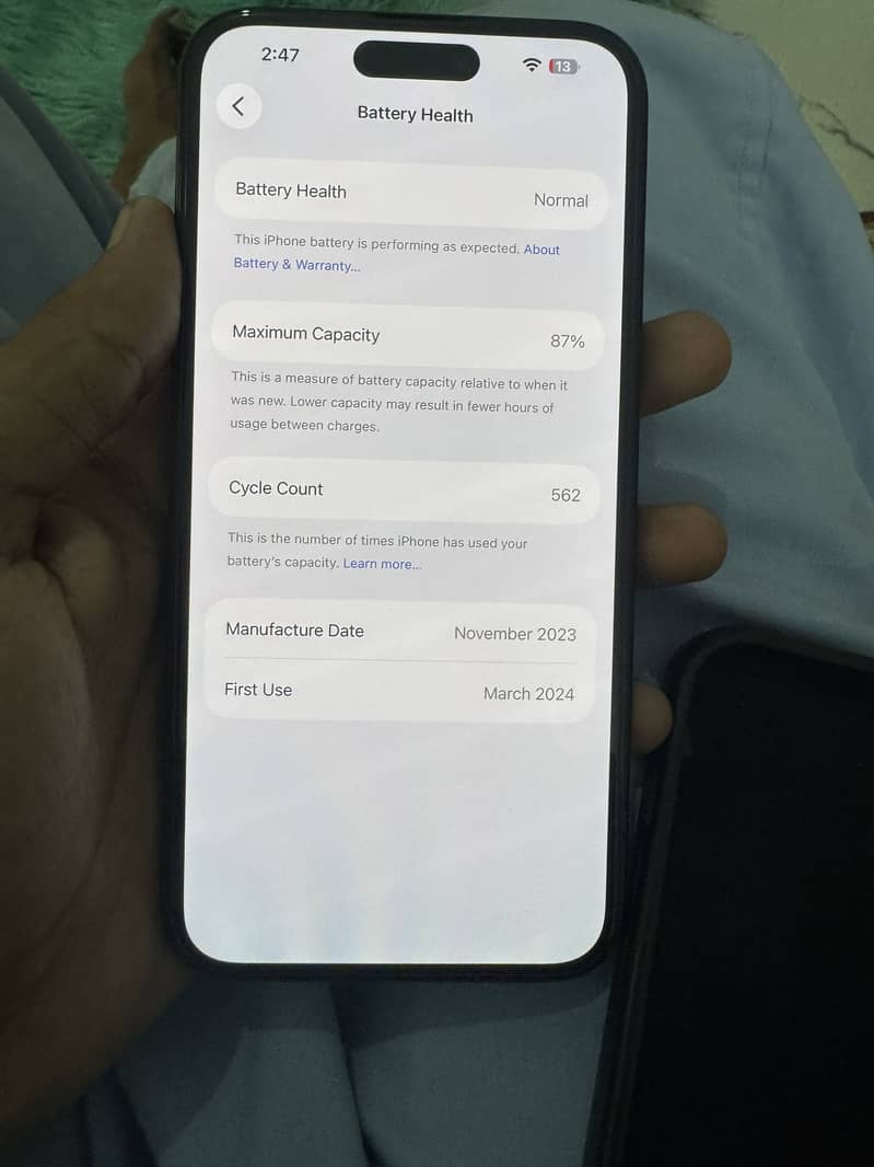 iPhone 15 plus jv 128 8