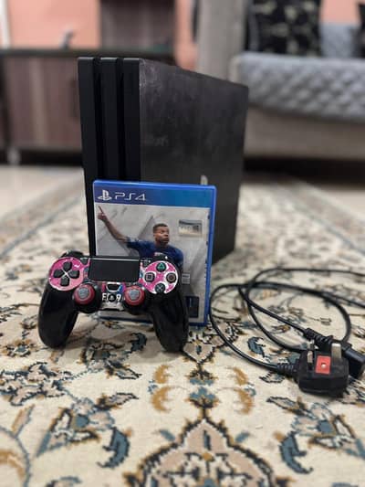 ps4 pro 1TB with 26 digital games + original controller