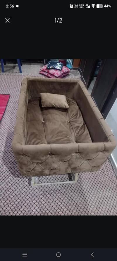 new bed and swing 0 to 3years baby Easley used. just 1 week use