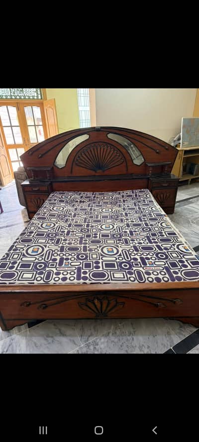 king size double bed with matress