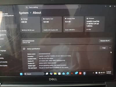 DELL LATITUDE 7490 i7 8th Gen