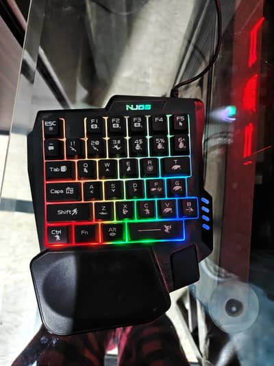 Njos gaming single handle keyboard