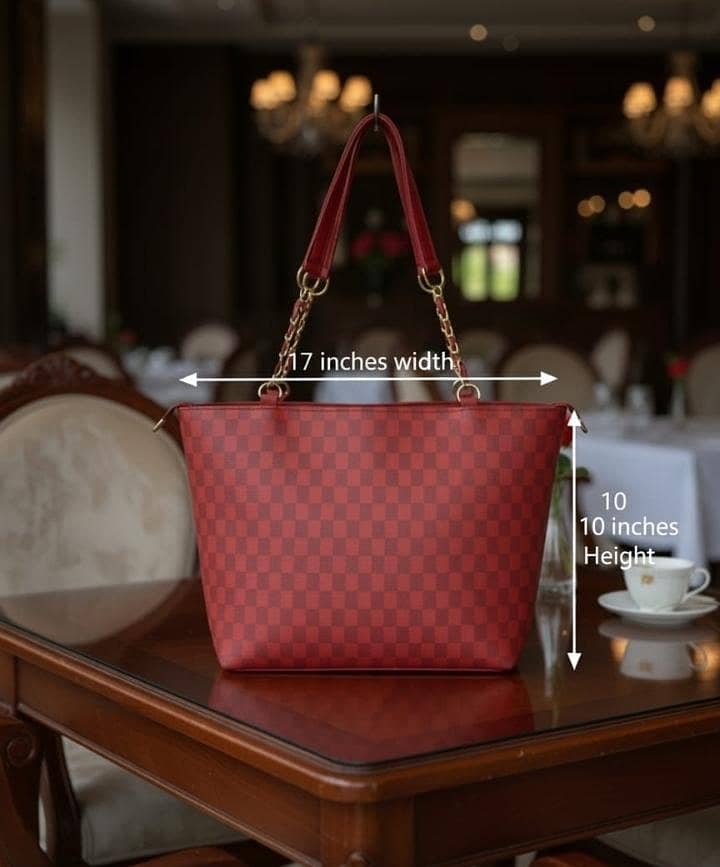 Checkers Chain Shoulder Bag For Women & Girls 1
