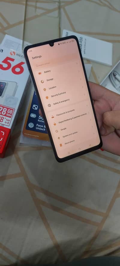 nubia A56 12GB dynamic Ram , 128GB