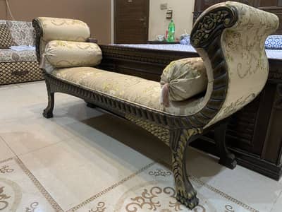3 seater dewan pure wooden