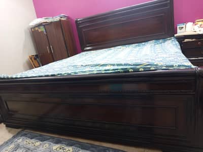 Double Bed with side tables