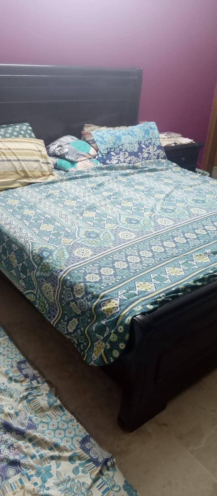 Double Bed with side tables 2