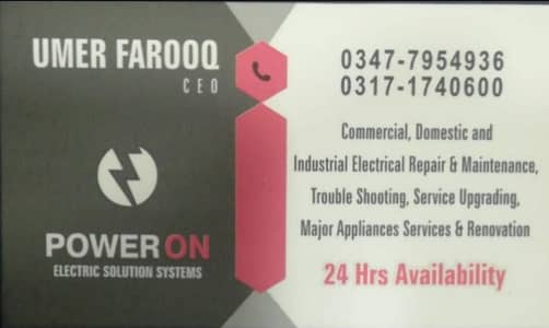 Power On solutions:Solar, CCTV, UPS Electrical and AV Sound
