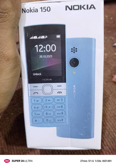 Nokia 150 ok mobile with box plus original charger original battery