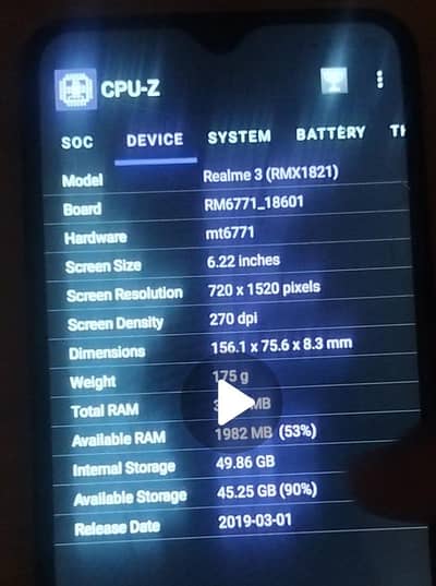 Realme 3 4GB RAM, 64GB ROM